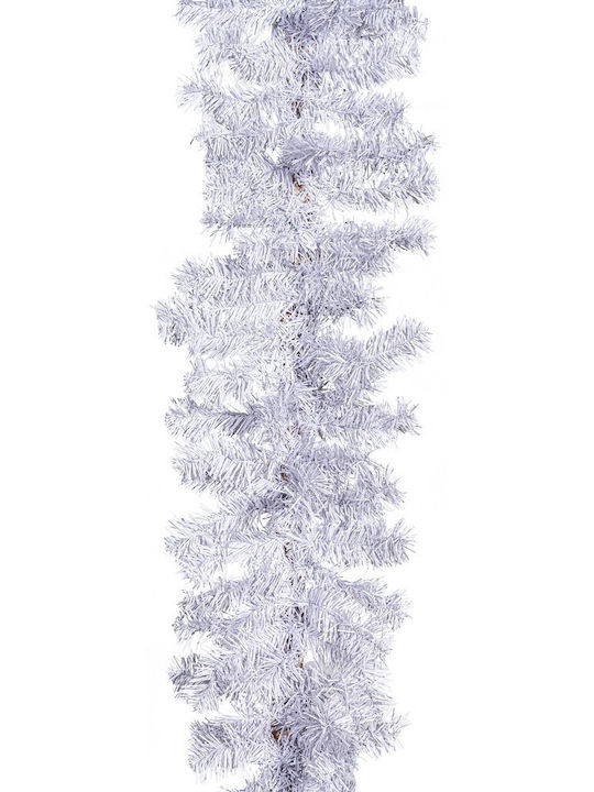 Weihnachtliche Girlande Plastik 240 Zweige Weiß 35x35cm 1Stück