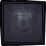 Plastona Square Plate Pot BLACK 36x36cm