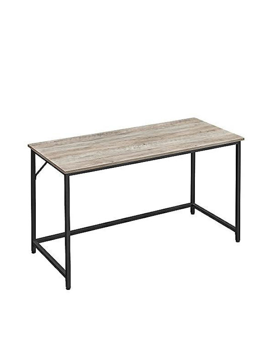 Desk Greige-Black 140x60x75.7cm