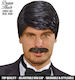 Perucă de Carnaval neagra