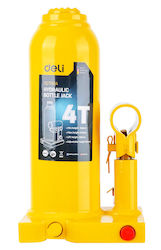 Deli Hydraulic Bottle Jack with Lifting Capacity up to 37cm and Weight Capacity up to 4 Tons