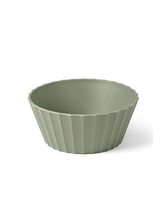 Blim+ Servierschüssel Rund Kunststoff Grün mit Durchmesser 15cm