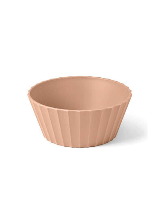 Blim+ Servierschüssel Rund Kunststoff Rosa mit Durchmesser 15cm