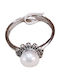 Kosmima1 Ring with Pearls made of Silver