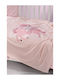 Saint Clair Blanket Cot Pink Pinto Pinky 110x140cm