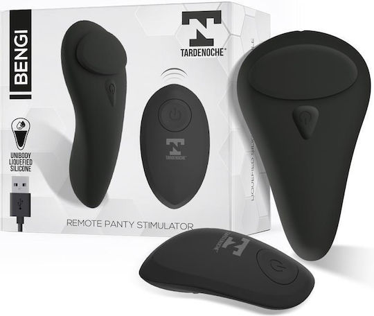 Tardenoche Mini Vibrator for Couples with Remote Control 9.3cm Black