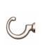 Holdback Hook made of Metal Silver 1pcs