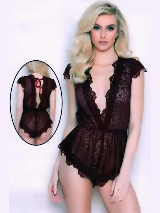 Pretty Lingerie Sexy Bodysuit Rot