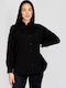 Langärmelig Damen Hemd Black