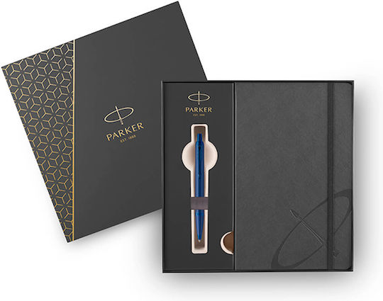 Parker Desk Set with Notebook and Pen IM Monochrome 2pcs