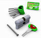 Securemme Zylinderschloss Sicherheits K22 Silber