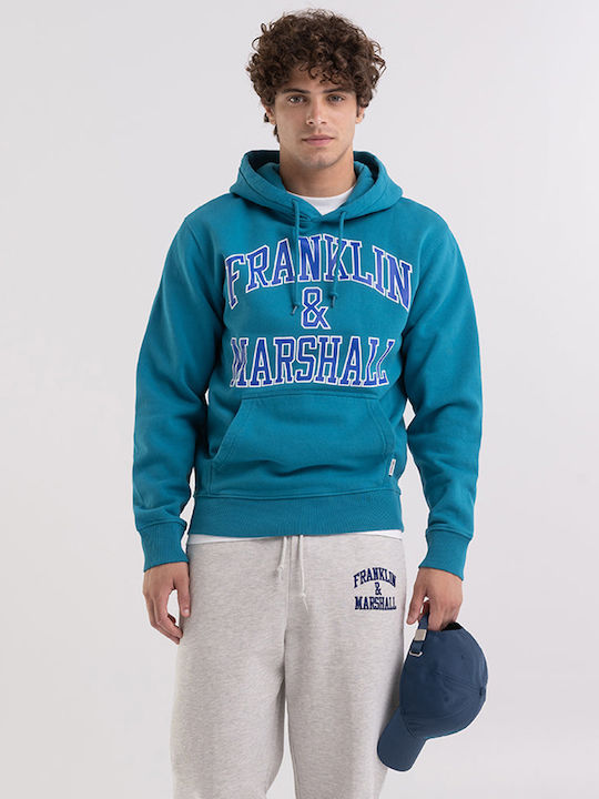 Franklin & Marshall Sweatshirt with Hood Green