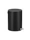 Songmics Plastic Waste Bin with Pedal Black 3L