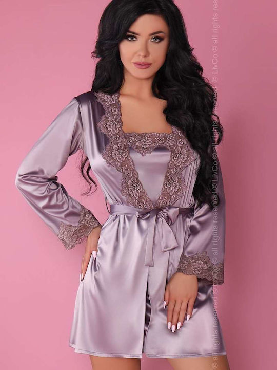 Livia Corsetti Set Pijamale pentru Femei Violet Livia Corsetti Set Pijamale pentru Femei Violet