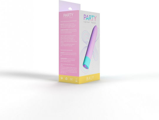 Party Color Toys Mini Δονητής Bullet 3.1cm Μωβ
