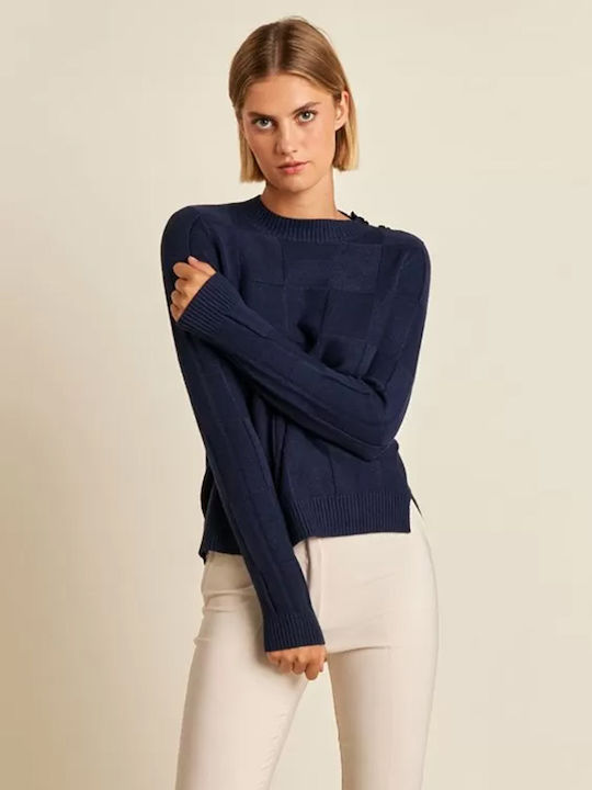 Forel Women's Long Sleeve Sweater Blue