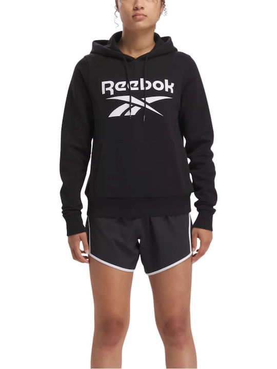 Reebok Identity Women's Hooded Fleece Sweatshirt Black