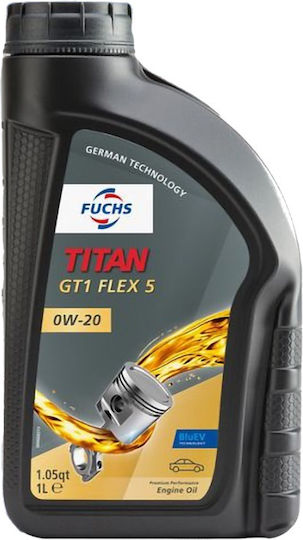 Fuchs Titan Gt1 Flex Масло за Автомобили 0W-20 1лт