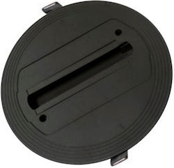 Aca Mounting Base for Spotlights Black RTB2WB