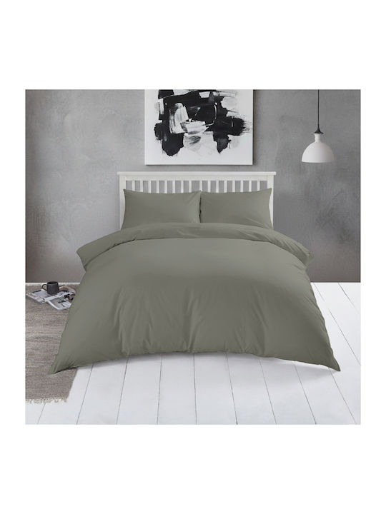 Melinen Сет Чаршафи 170x270см. Urban Line Хаки 3бр