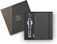 Parker Desk Set with Notebook and Pen IM Monochrome Blue 2pcs Nibs Fine