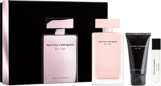 Narciso Rodriguez Für Sie Damen Duftset mit Körperlotion 3 Stück