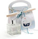 Christening Favor with Decorative Boat Made of Glass 24 Pieces Th-5