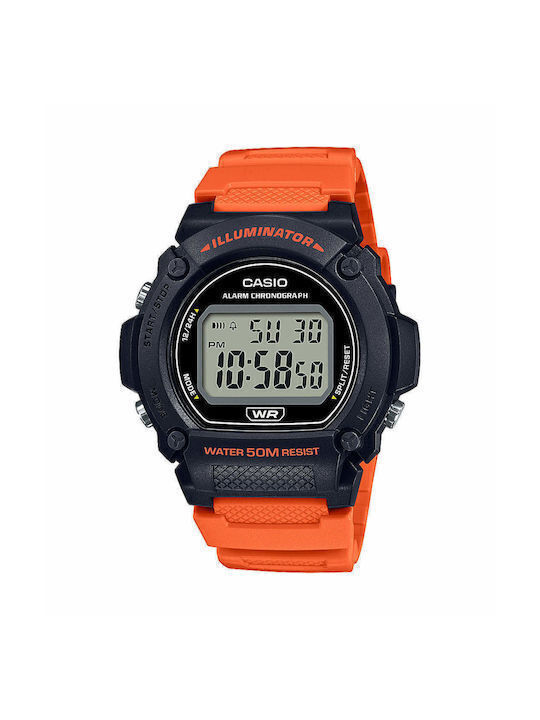 Casio Дигитален Мъжки Часовник 47мм На Батерия ...