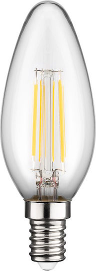 Goobay Λάμπα LED 4W 98mm για Ντουί E14 Θερμό Λευκό 470lm