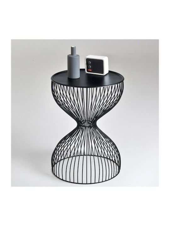 Noptieră Janik Metalică Negru 35x35x50cm