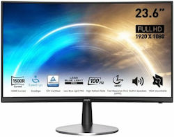 MSI Pro MP2422C VA Curved Monitor 23.8" FHD 1920x1080 με Χρόνο Απόκρισης 4ms GTG