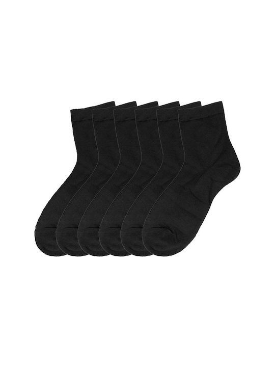 Ustyle Men's Socks Black 6Pack
