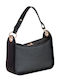 Leder Damentasche Handtasche Schwarz