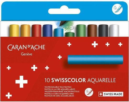 Caran D'ache Set of Watercolours Multicolored with Brush 10pcs