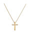 Gold Kreuz 14K mit Kette