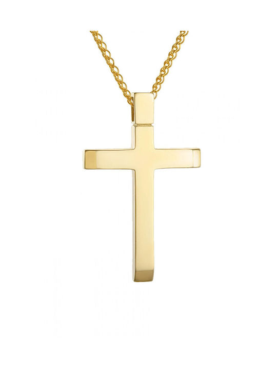 Women's Gold Cross 14K with Chain