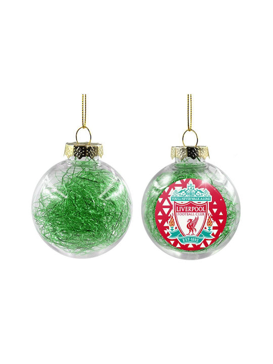Ornament suspendat Glob Plastic Transparent 8buc