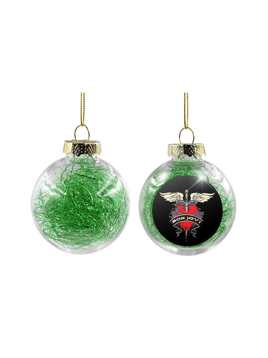Ornament suspendat Glob Plastic Transparent 8buc