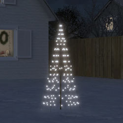 vidaXL Christmas Decorative Illuminated Tree Yes Electric White