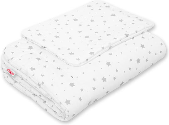 Bobono Baby Crib Bedding Set 2pcs Gray