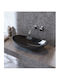 Sanitec Bliss Deasupra Blatului Chiuvetă din Material Sintetic 66x35.5x14cm Metallic Space