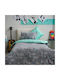 Vesta Home Kids Sheets Set Single Cotton Grey 170x260cm 3 Pieces