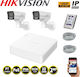 Hikvision Sistem de Supraveghere 2 Camere IP 1080p cu Recorder & Hard Disk