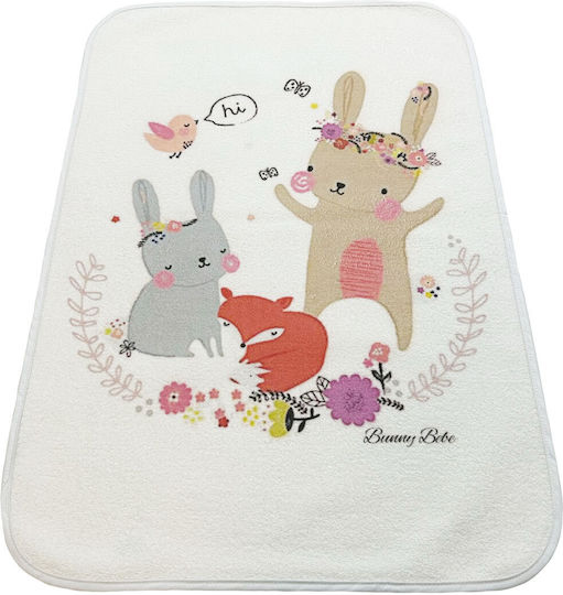 Bunny Bebe Bunny Bebe Baby Burp Cloth Brown 45x65cm