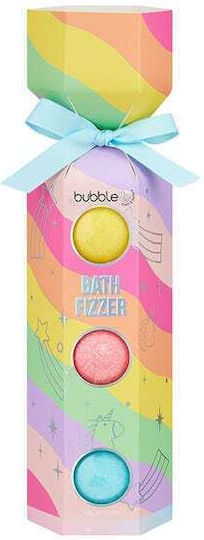Bubble T Rainbow Fizzer Cracker Gift Set Bath Bombs 180gr