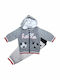 iDO Kids Sweatpants Set Grey 2pcs