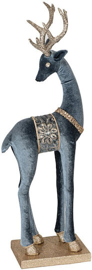 Lianos Weihnachtliche Figur Hirsche Blau Höhe 61cm 2Stück