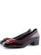 Pumps mit mittelhohem Absatz Burgundisch