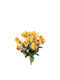 Bouquet of Artificial Flowers Peony Orange 38cm 10pcs Arpimex Srl