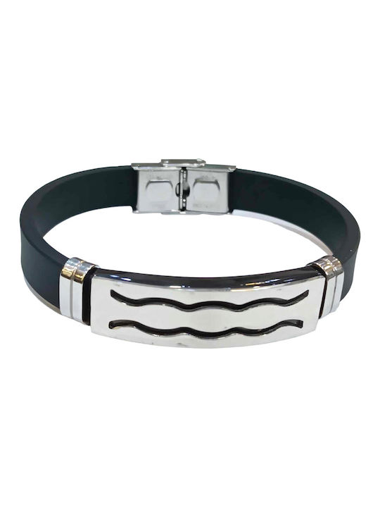 One Herren Armband aus Stahl